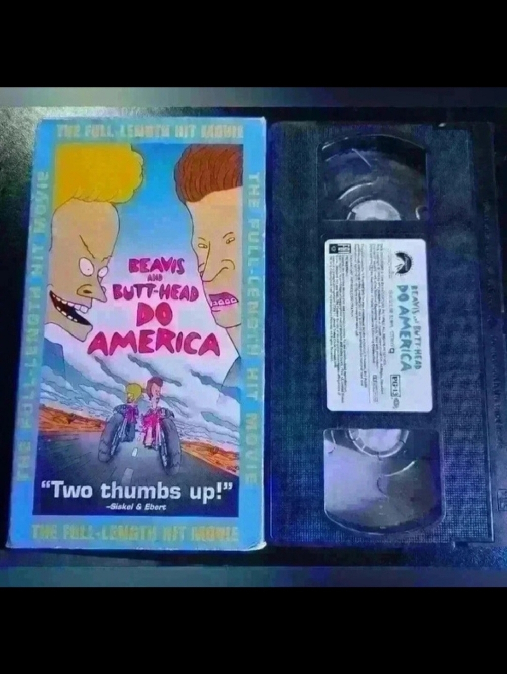 Vintage Y2K Beavis & Butthead Do America Retro VHS Movie Video Tape Cassette